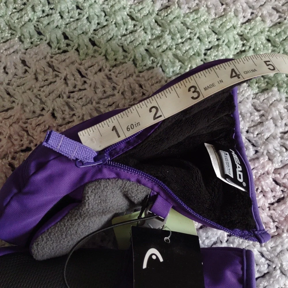 Head XXS Jr. Ski Mitten Purple Dupont Sorona - Picture 9 of 13